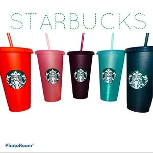 Starbucks Christmas Glitter 2020 cold cups